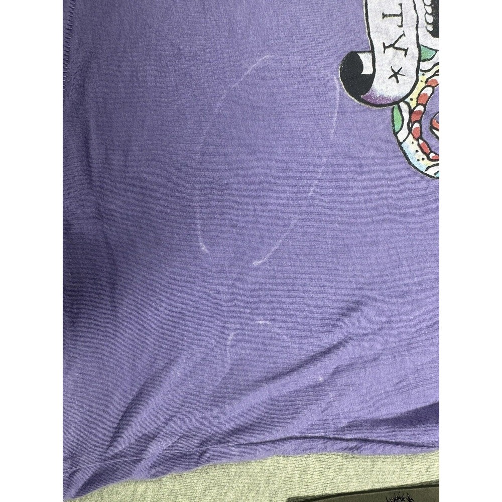 Ed Hardy Women's New York City Graphic T-Shirt (medium , Violet) - Picture 4 of 9